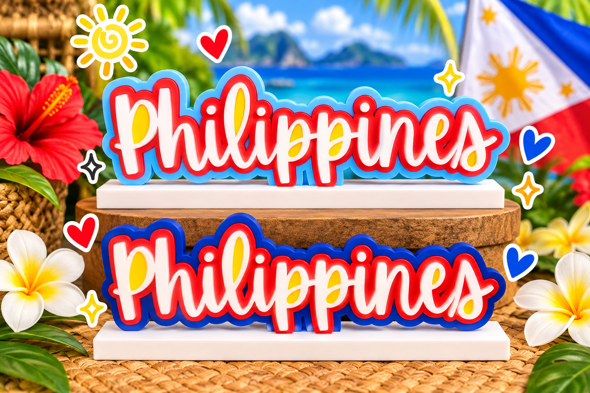 3d printed Philippines name